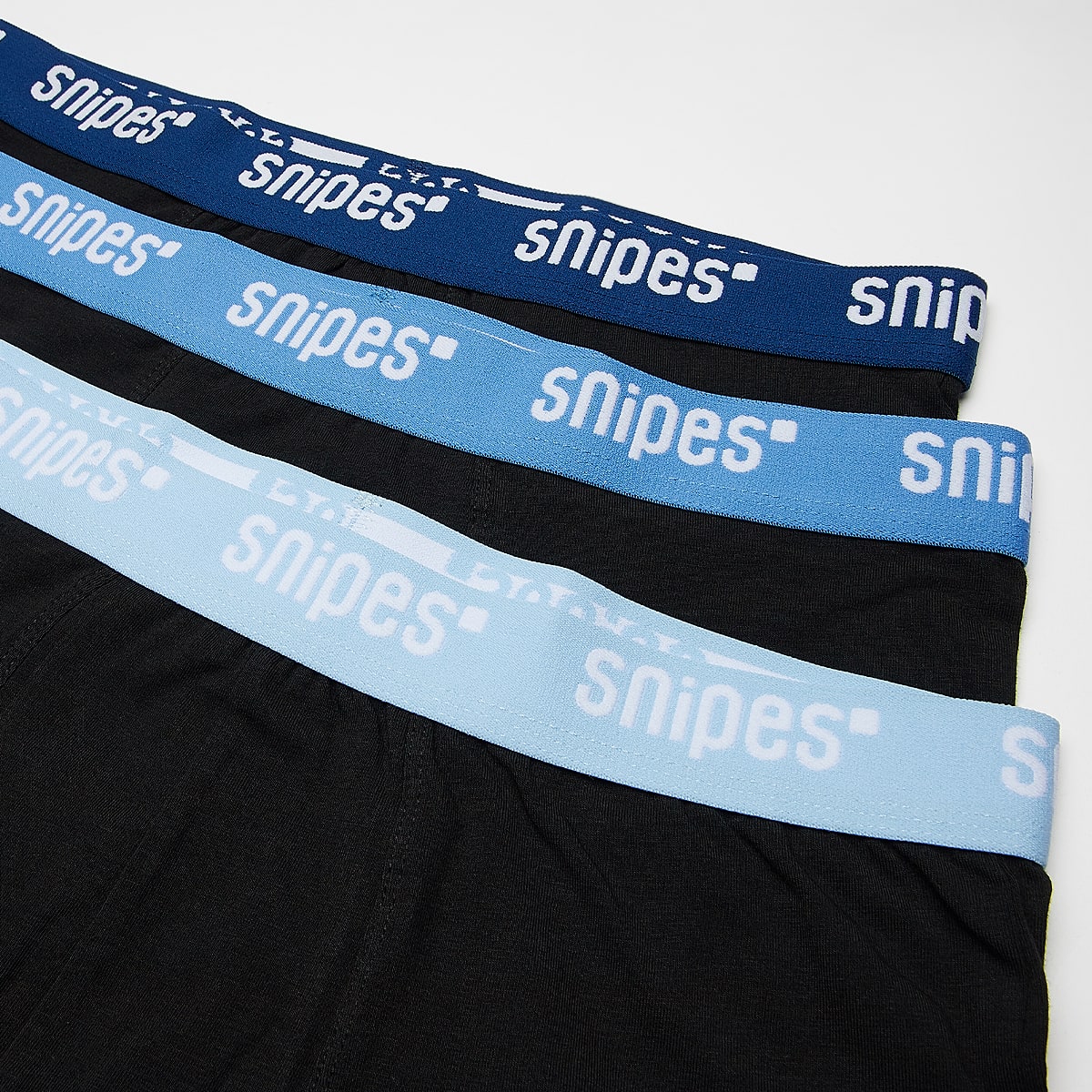 SNIPES 3 PACK Contrast Tape Briefs Boxershorts men Onderbroeken zwart Maat S Kleding
