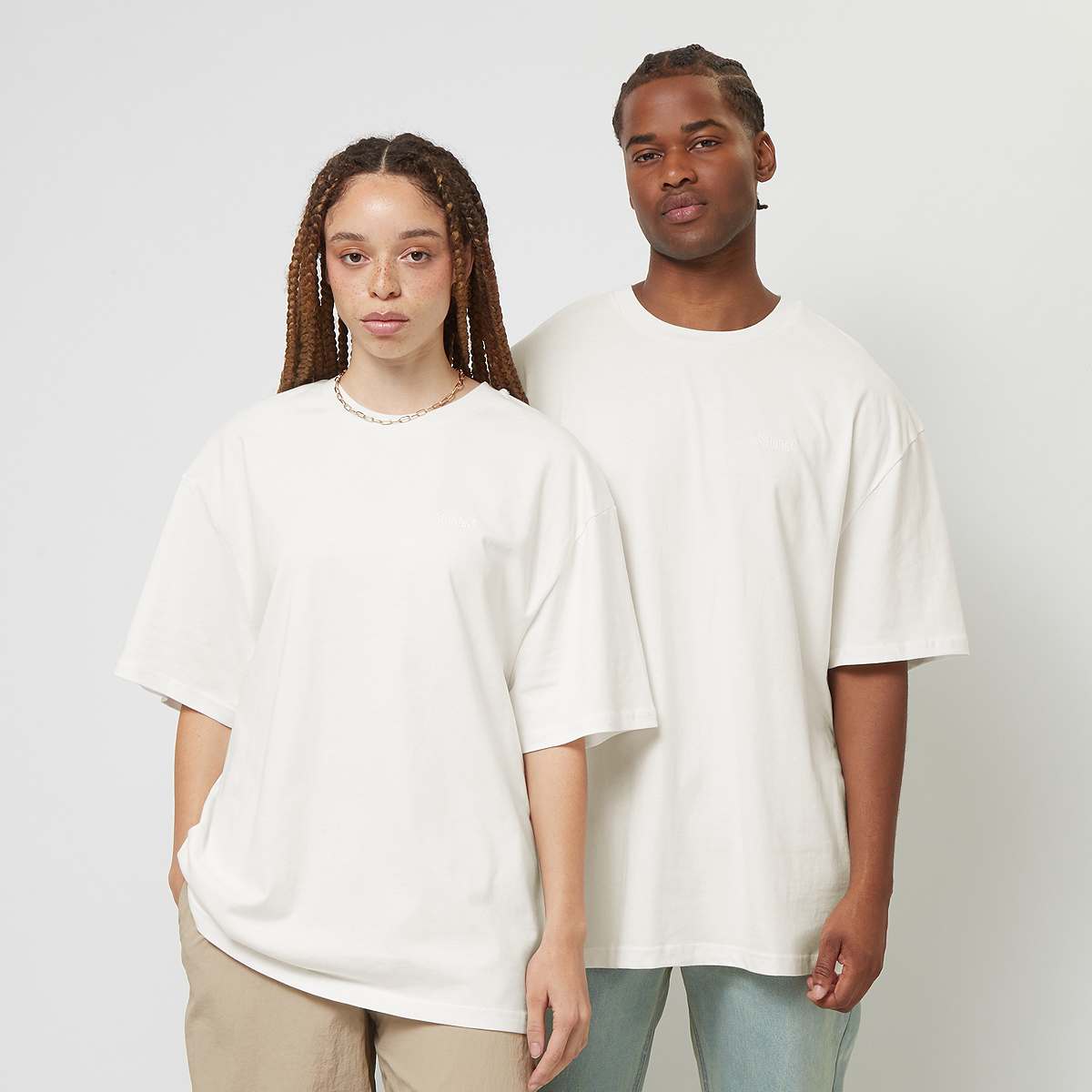 SNIPES, Small Logo Essential Oversized Tee, white