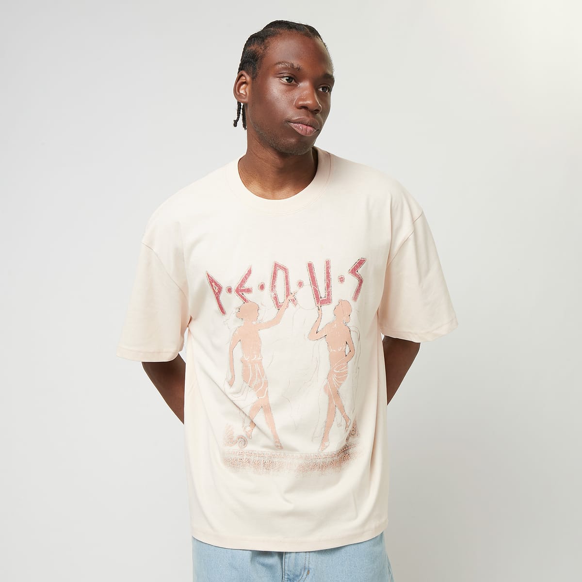 PEQUS Ancient Love Story T-Shirt T-Shirts & Polo's in beige formaten: XL