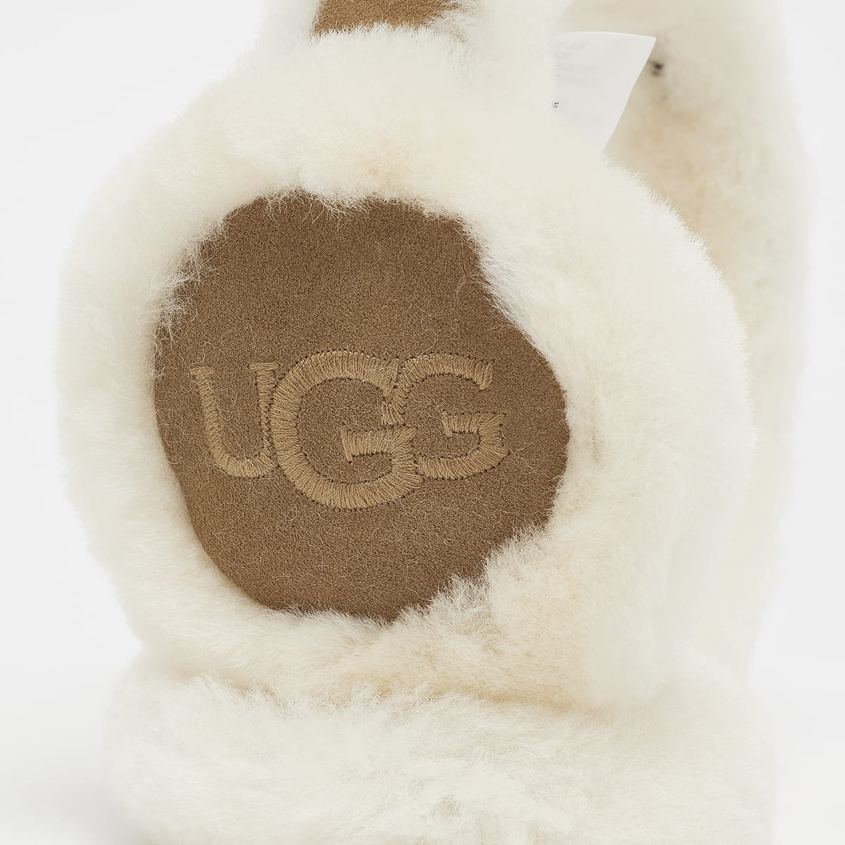 Ugg W SHEEPSKIN EMBROIDERY EARMUFF chestnut women Mutsen beige Maat ONE SIZE Accessoires