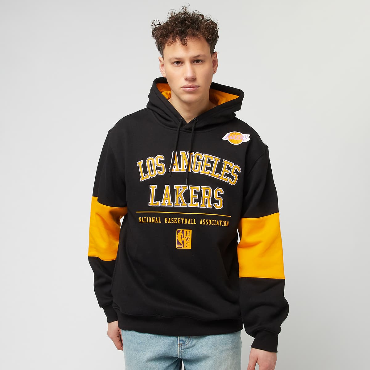Mitchell & Ness, Retro Fleece Hoodie Vintage Los Angeles Lakers, black