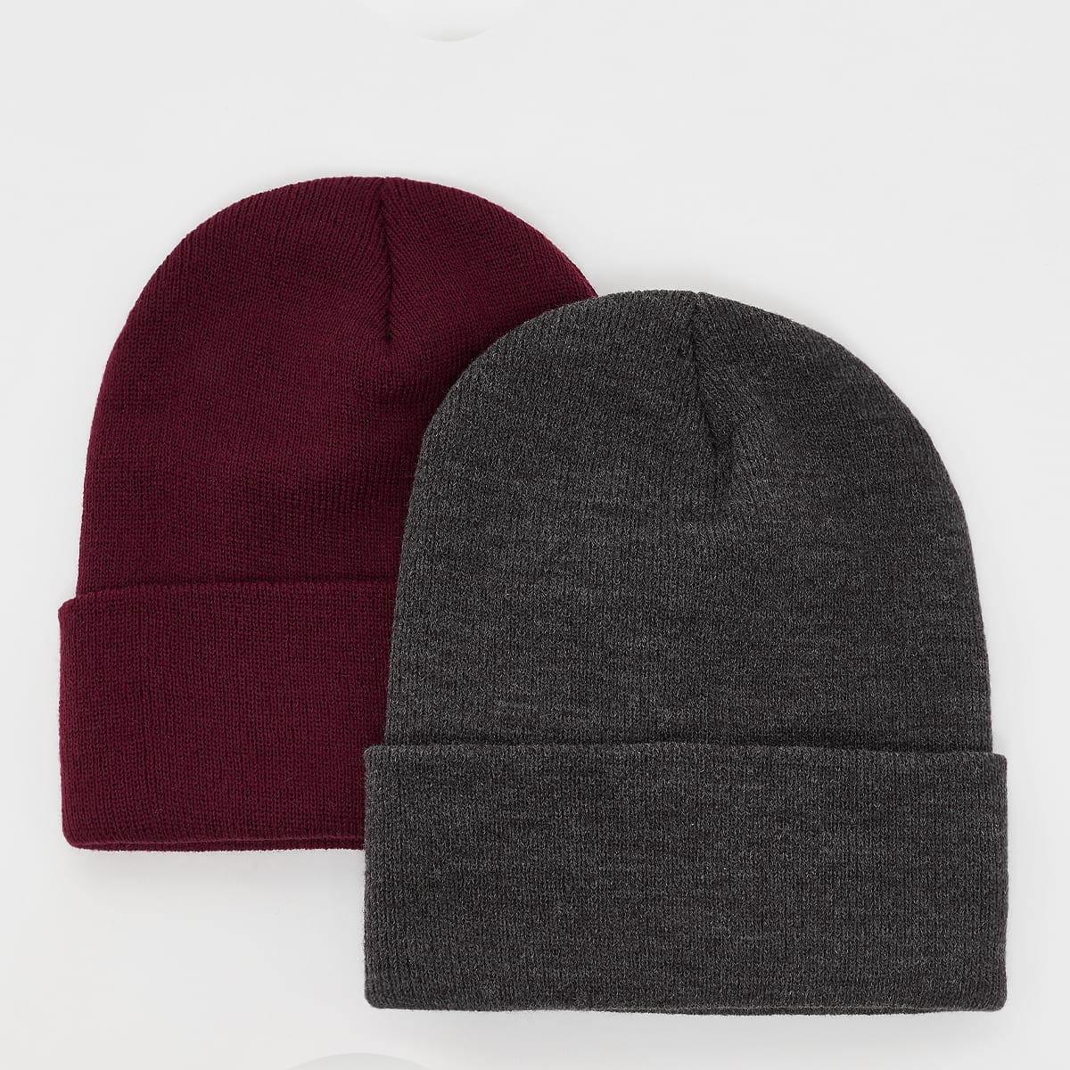 Flexfit Heavyweight Long Beanie (2 Pack) unisex Mutsen multicolor Maat ONE SIZE Accessoires