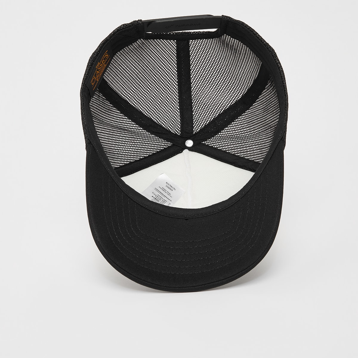 Flexfit Foam Trucker Cap Curved Visor unisex Caps zwart Maat ONE SIZE Accessoires