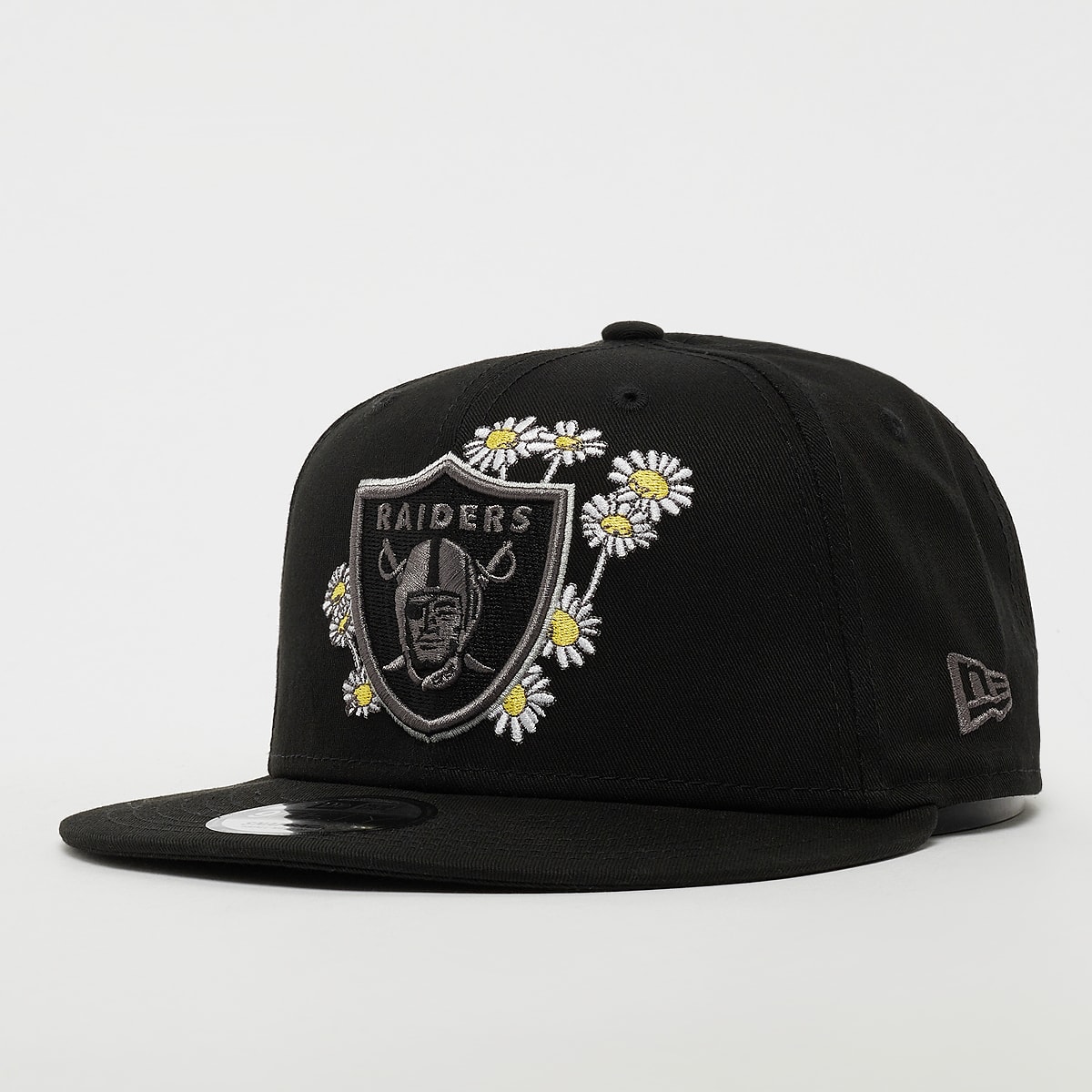 New era 9FiftySeasonal Flower NFL Oakland Raiders unisex Caps zwart Maat S M Accessoires