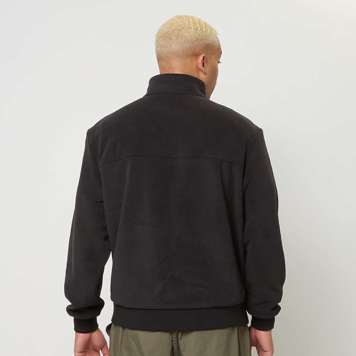 Urban Classics Colour Block Polar Fleece Jacket men Tussenseizoensjassen zwart Maat S Kleding