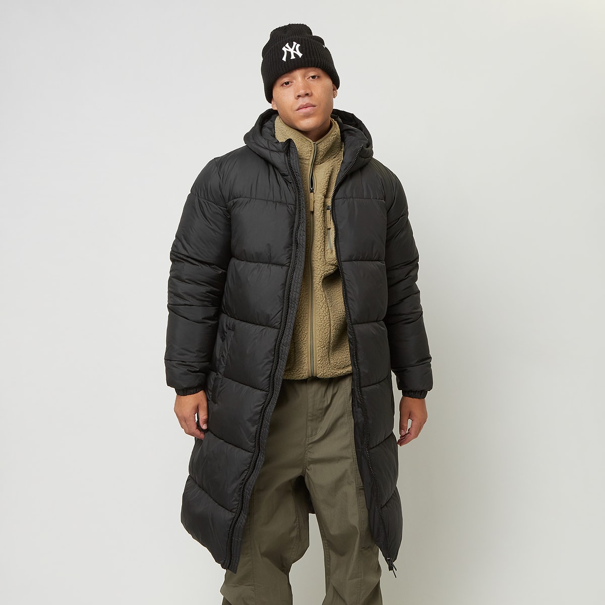 Urban Classics, Long Puffer Coat, black