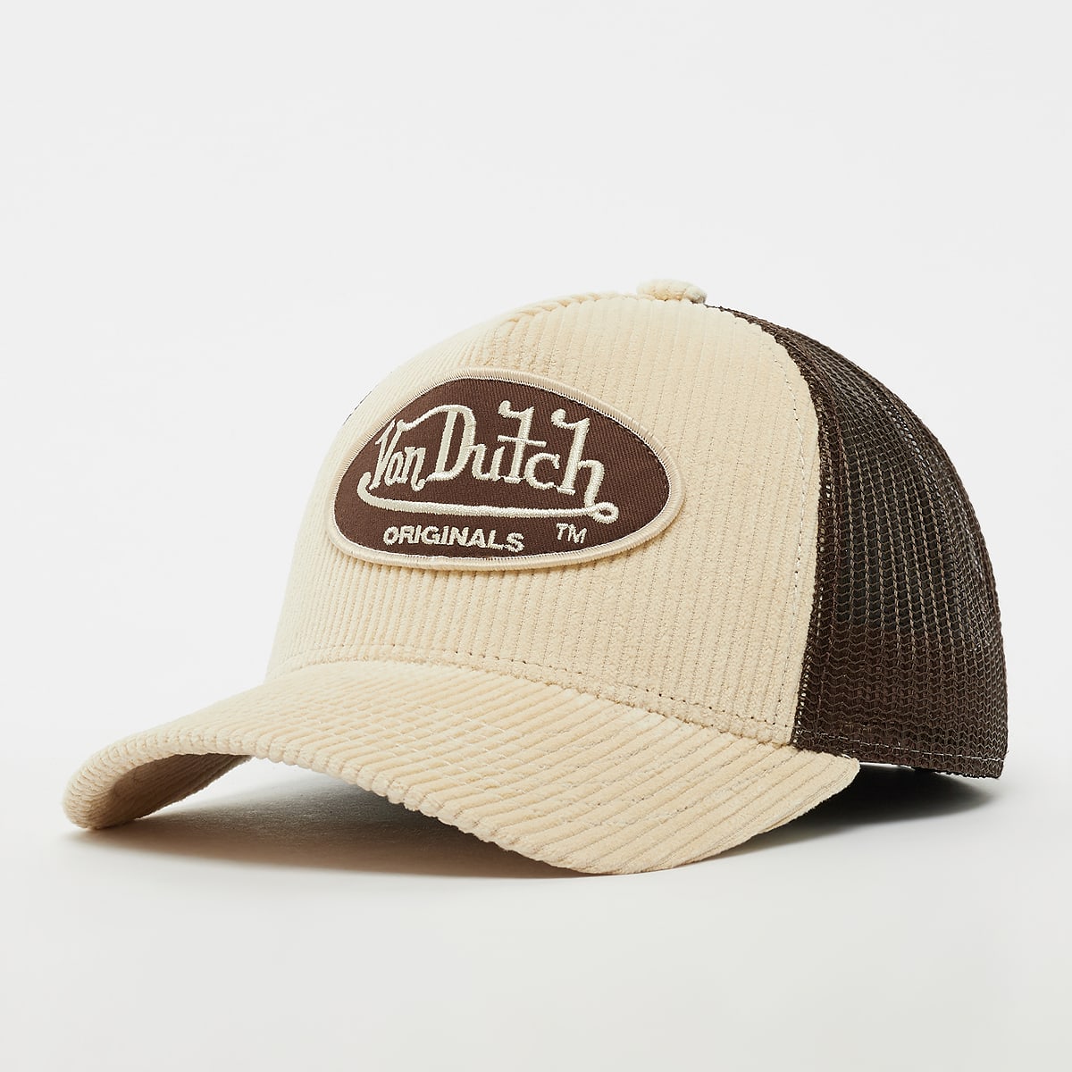 Von Dutch Originals Trucker Boston unisex Caps beige Maat ONE SIZE Accessoires