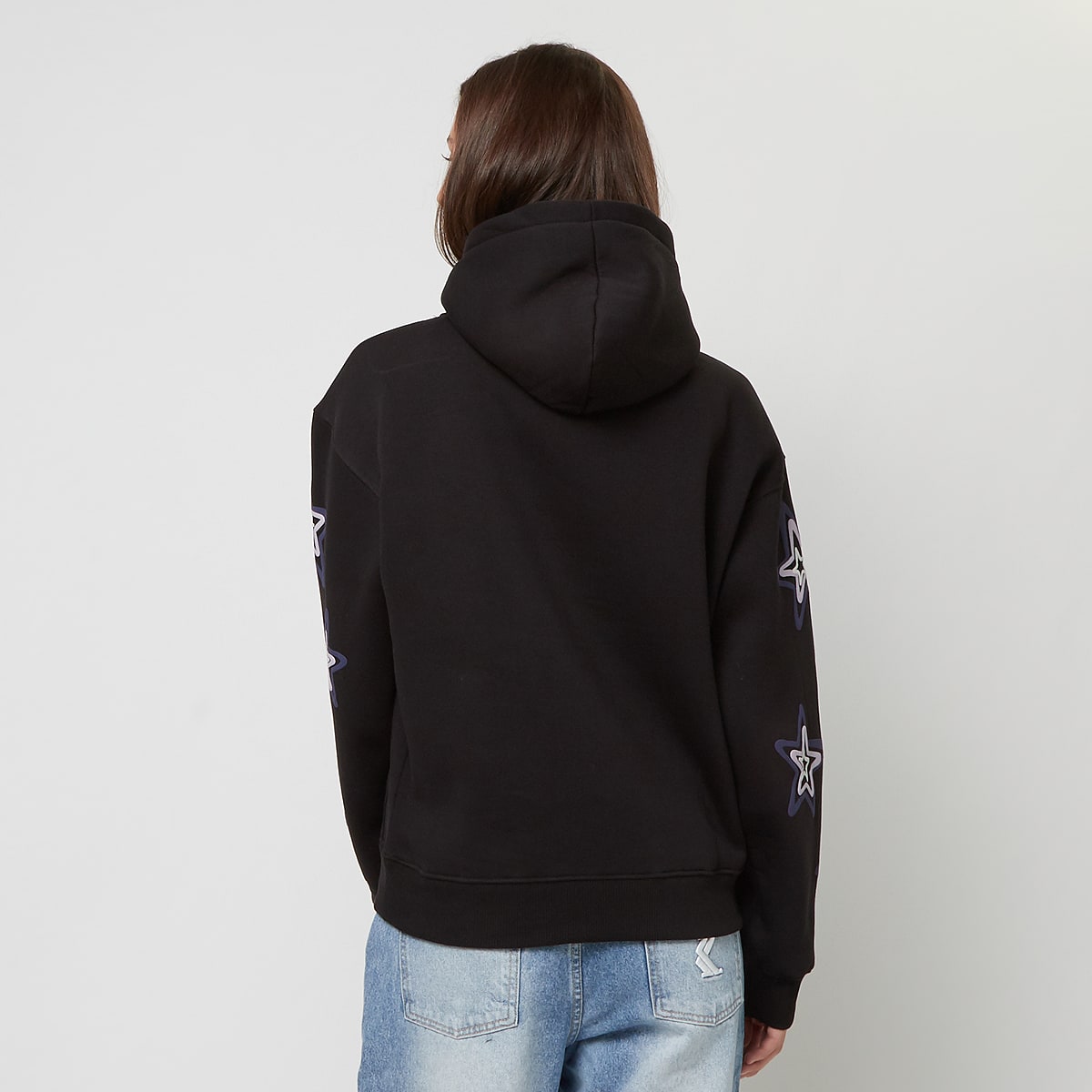 Love Scars Sketched Star Hoodie women Hoodies & Sweaters zwart Maat XS Kleding