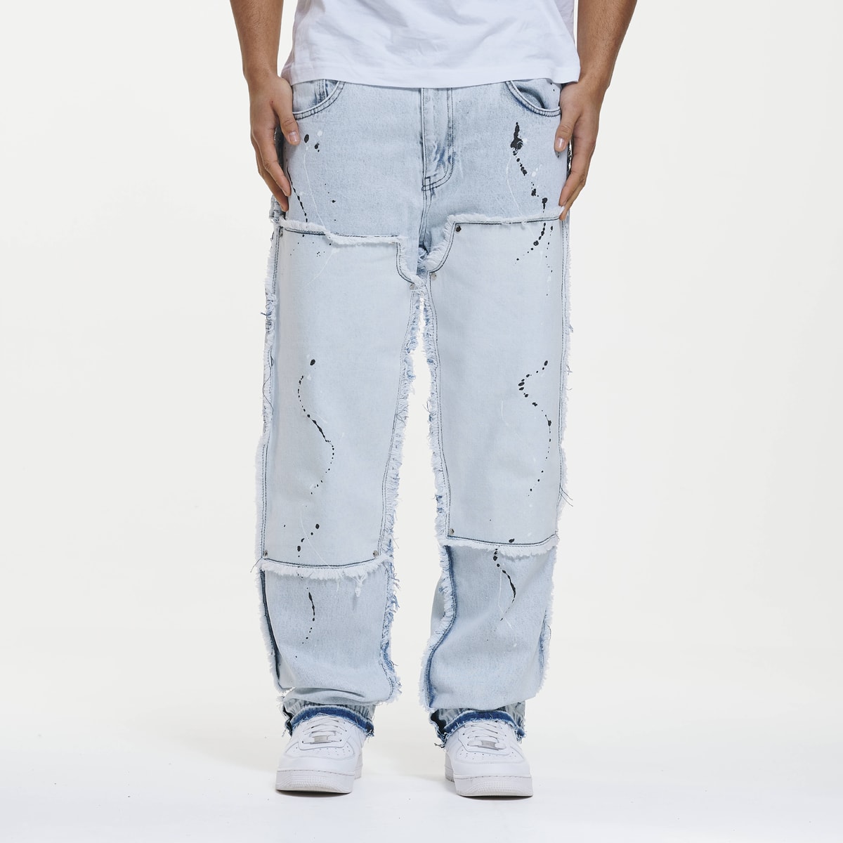 2Y STUDIOS Cavo Carpenter Straight Jeans Men Spijkerbroeken blauw Kleding