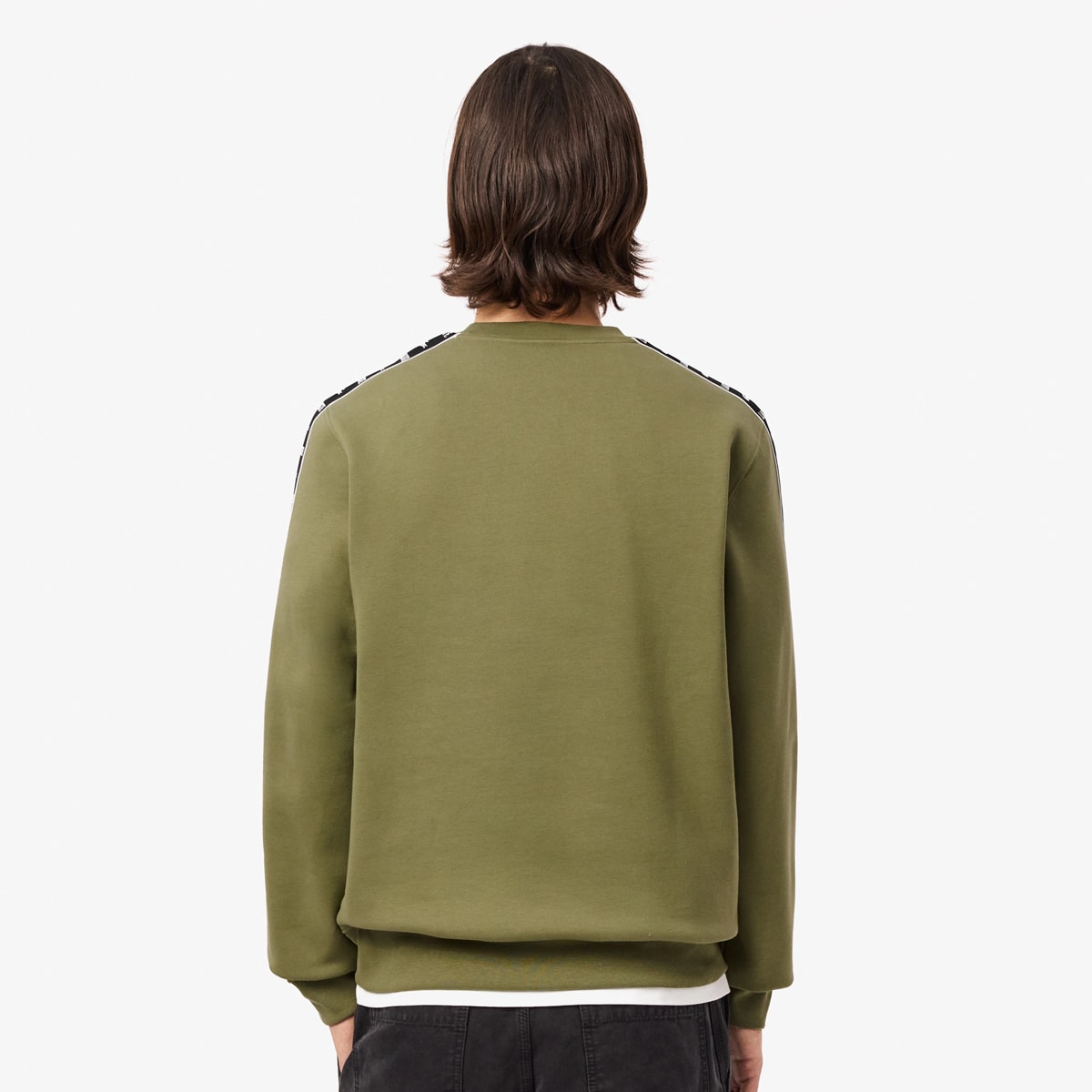 Lacoste SWEATSHIRTS khaki Hoodies & Sweaters in groen formaten: S