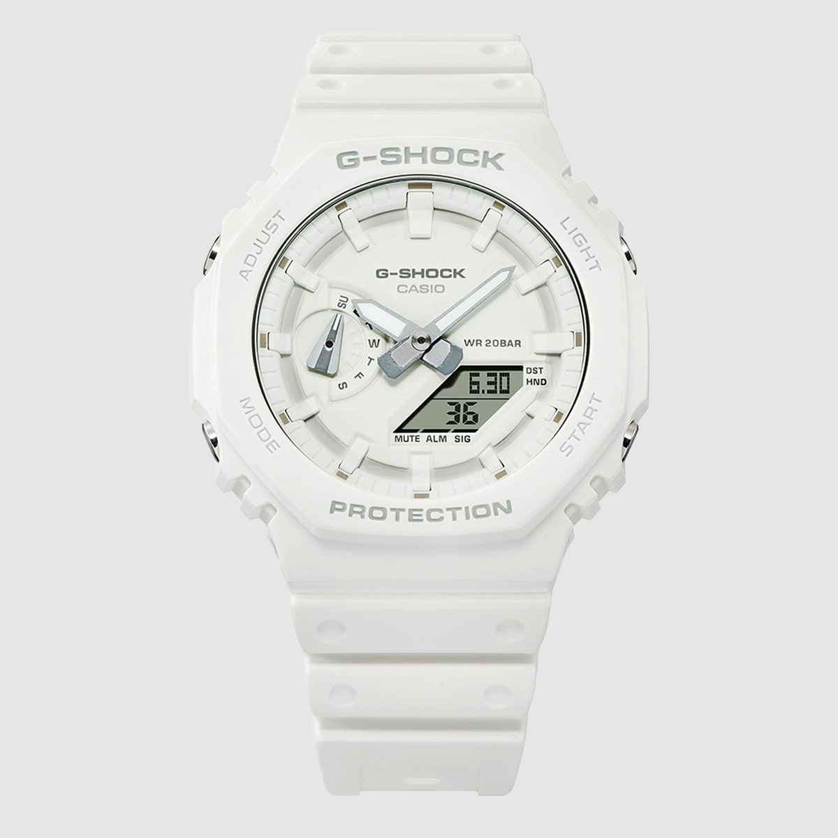 G-SHOCK, GA-2100-7A7ER, white
