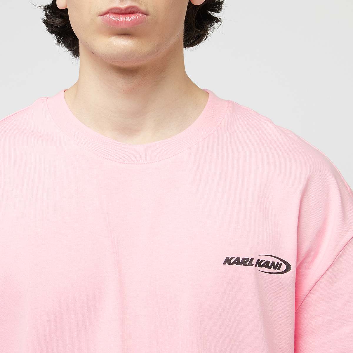 Karl Kani Woven Signature Resist Love Tee Men T-Shirts & Polo's lichtroze Maat L Kleding