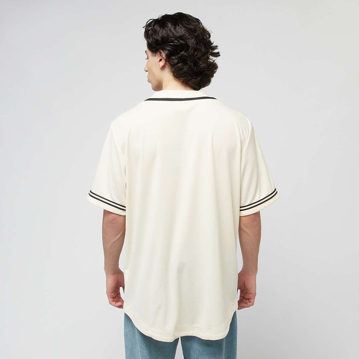 Karl Kani College Baseballshirt men Jersey's beige Maat S Kleding
