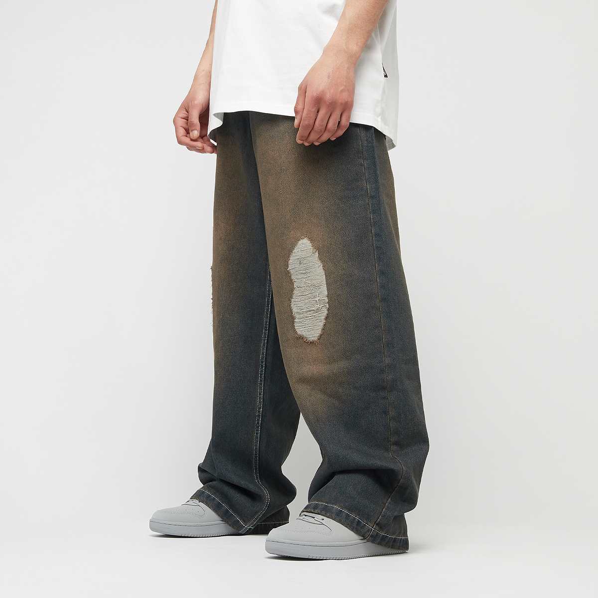 Karl Kani OG Distress Relaxed Baggy men Spijkerbroeken blauw Kleding