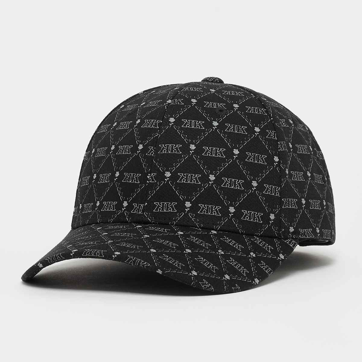 Karl Kani Monogram Baseball Cap unisex Caps zwart Maat ONE SIZE Accessoires