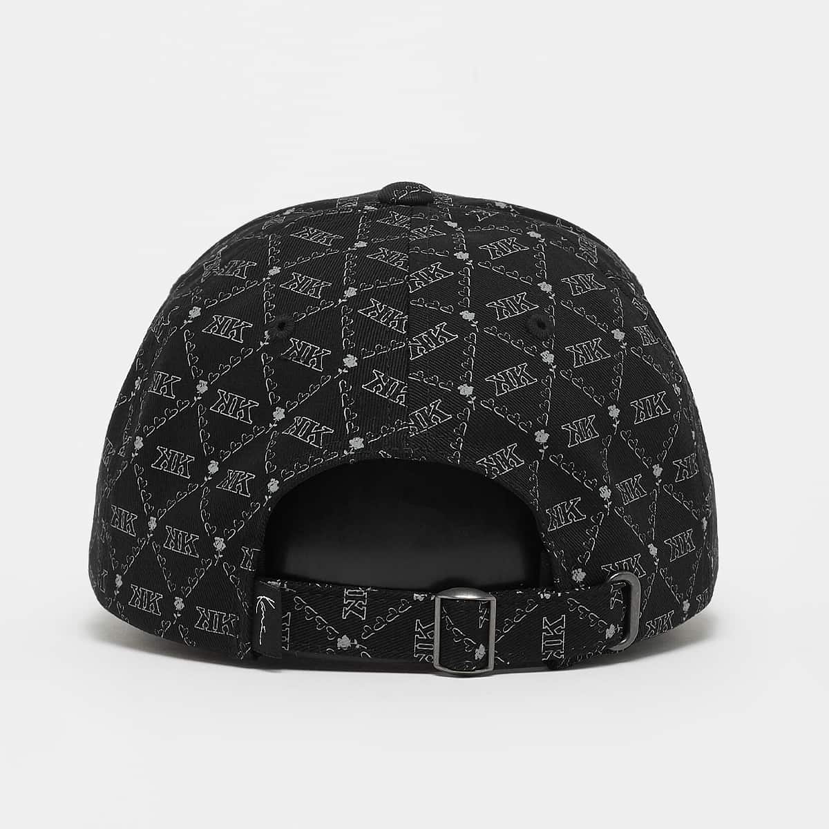Karl Kani Monogram Baseball Cap unisex Caps zwart Maat ONE SIZE Accessoires