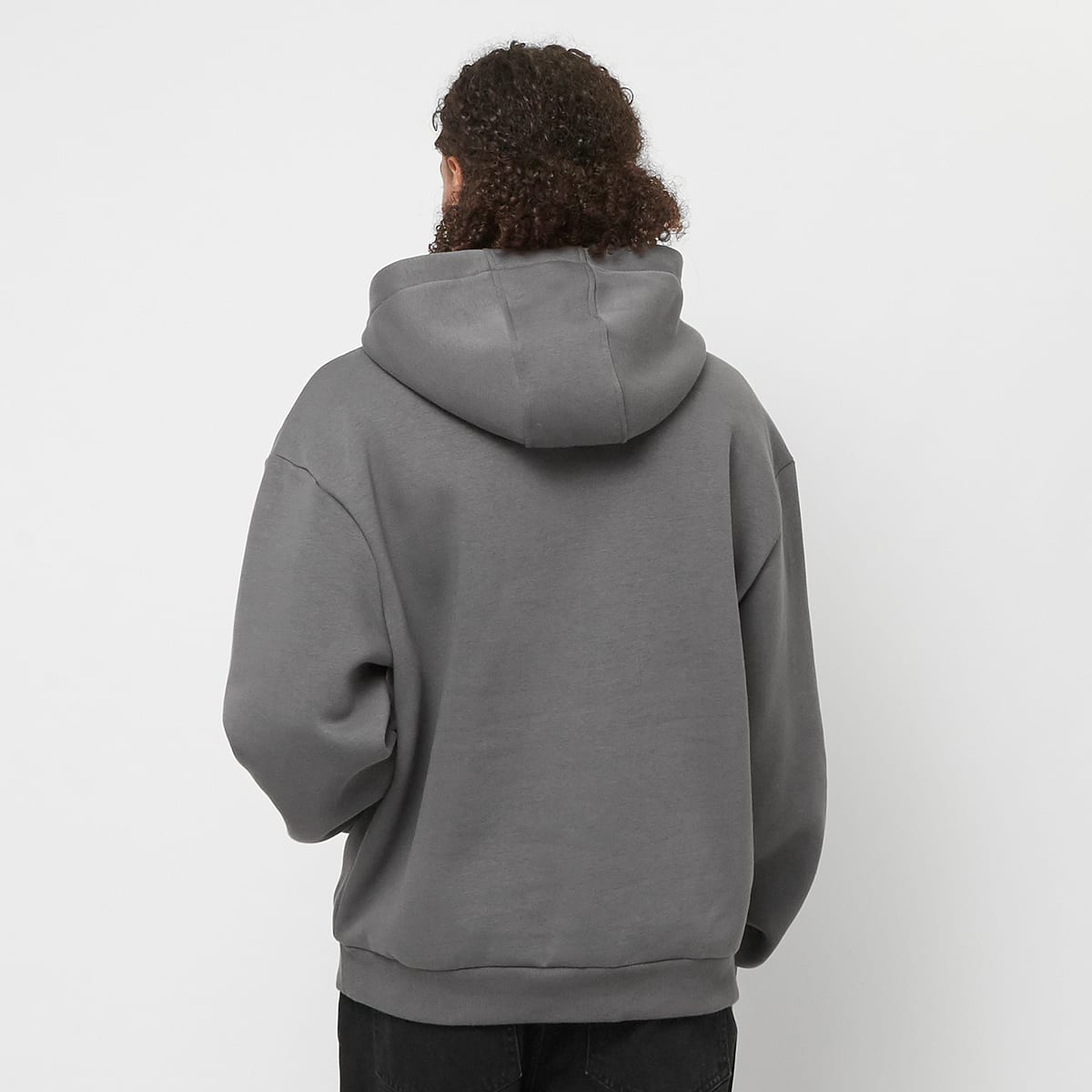Urban Classics Fluffy Hoody men Hoodies & Sweaters grijs Maat S Kleding
