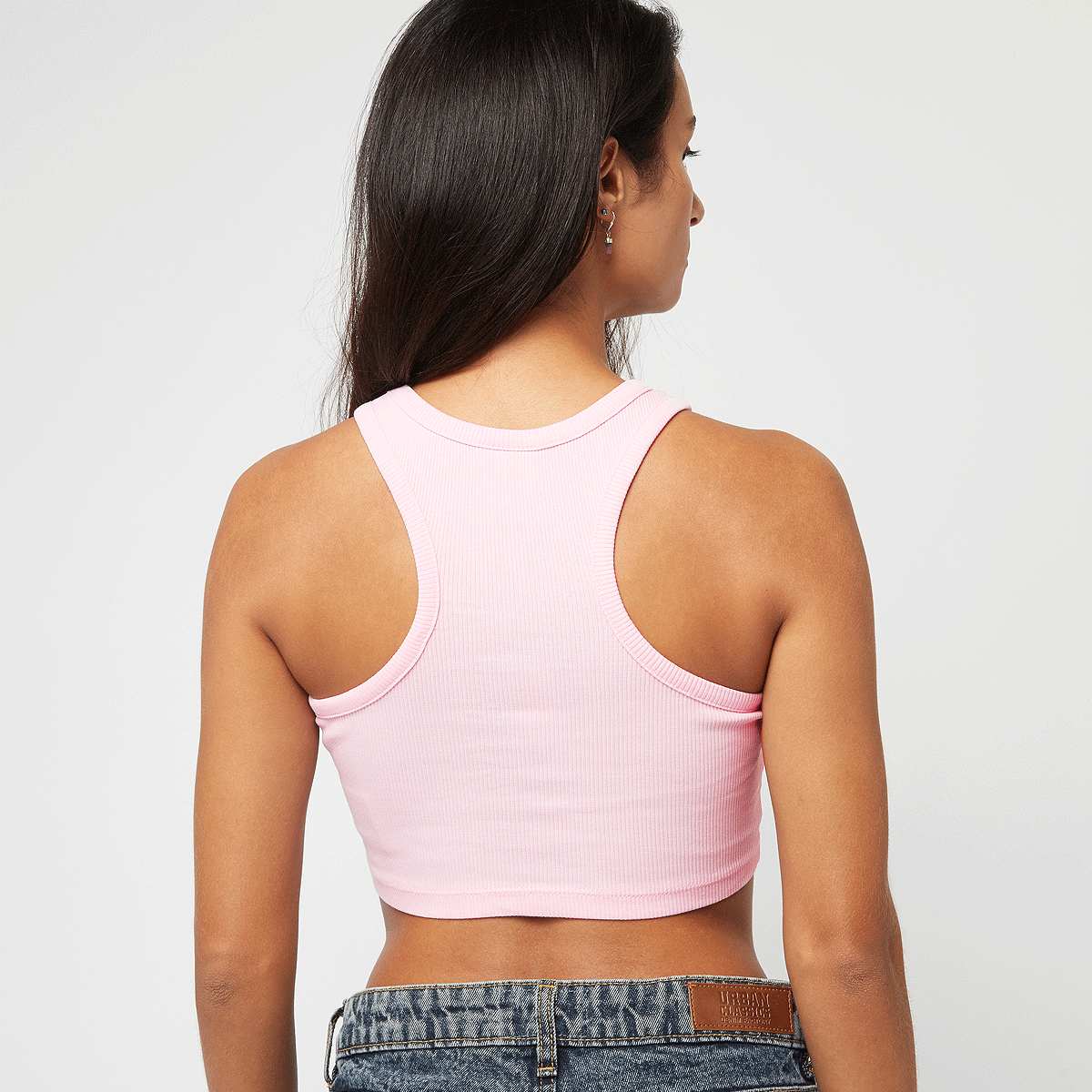 Karl Kani Small Signature Essential Racer Rib Top women Tops lichtroze Maat XS Kleding