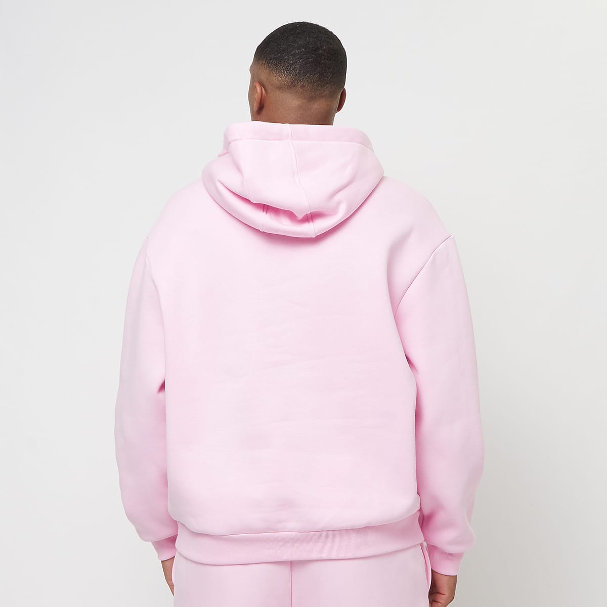 Urban Classics Fluffy Hoody Men Hoodies & Sweaters lichtroze Maat XS Kleding