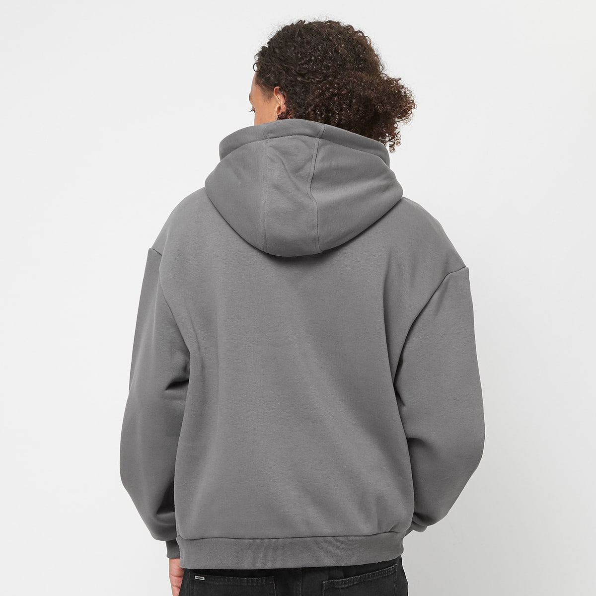 Urban Classics Fluffy Zip Hoody Hoodies & Sweaters in grijs formaten: XL