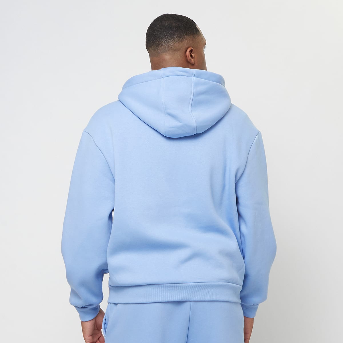 Urban Classics Fluffy Zip Hoody Hoodies & Sweaters in blauw formaten: L
