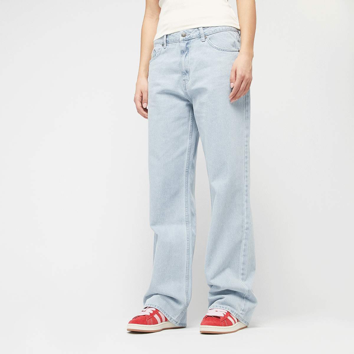 Karl Kani Signature K Straight Leg Denim wo Broeken blauw Kleding