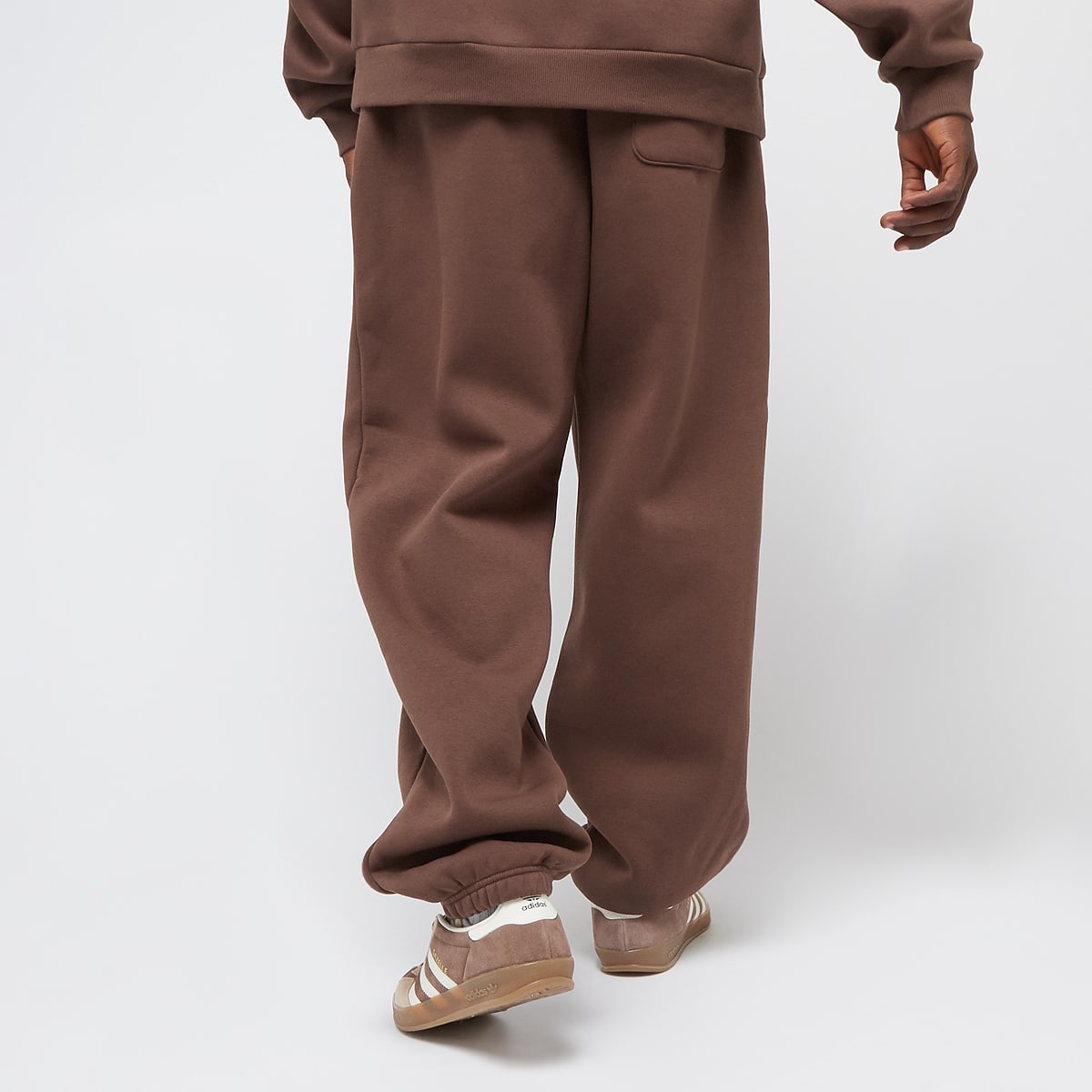Urban Classics Fluffy Sweatpants men Trainingsbroeken bruin Maat S Kleding