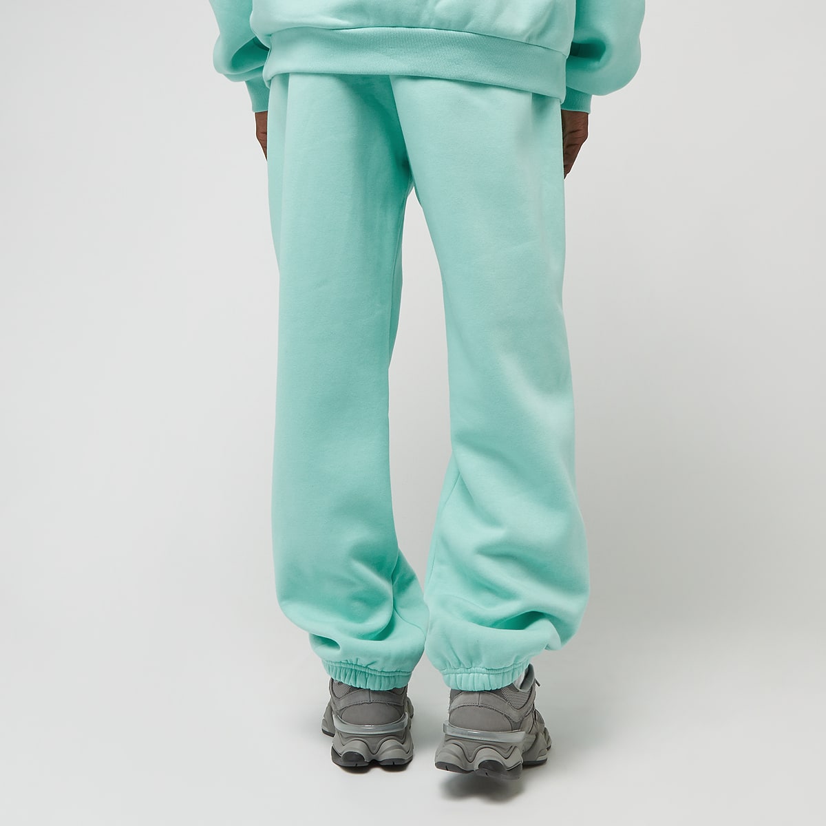 Urban Classics Fluffy Sweatpants berylblue men Trainingsbroeken turkoois Maat S Kleding