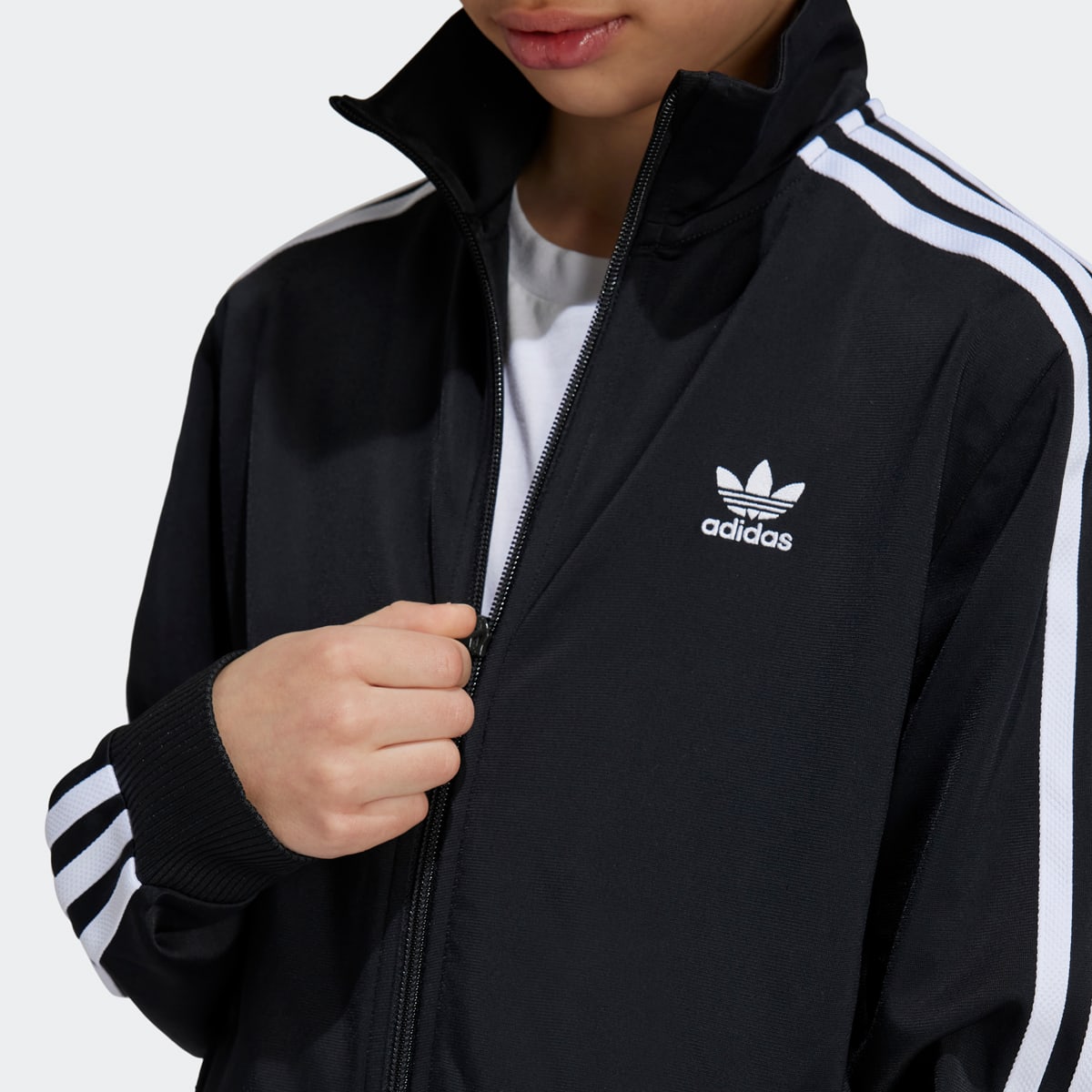 adidas Originals adicolor Firebird trainingsjacke Trainingspakken in zwart formaten: 134