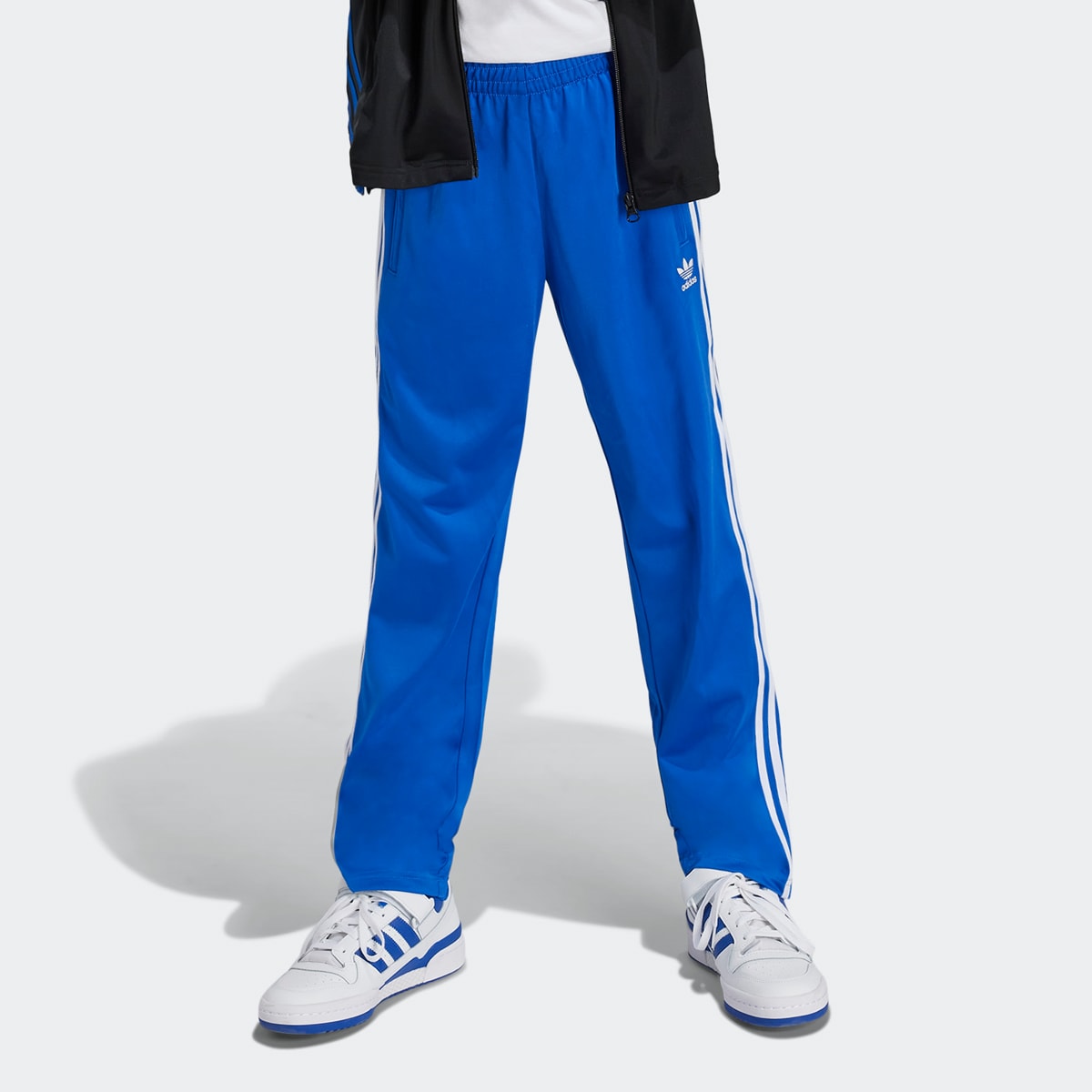 adidas Originals JUNIOR FIREBIRD PANTS blue Trainingsbroeken in blauw formaten: 134
