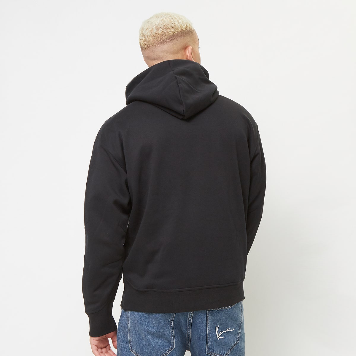 New Balance Hoops Uniform Hoodie men Hoodies & Sweaters zwart Maat S Kleding