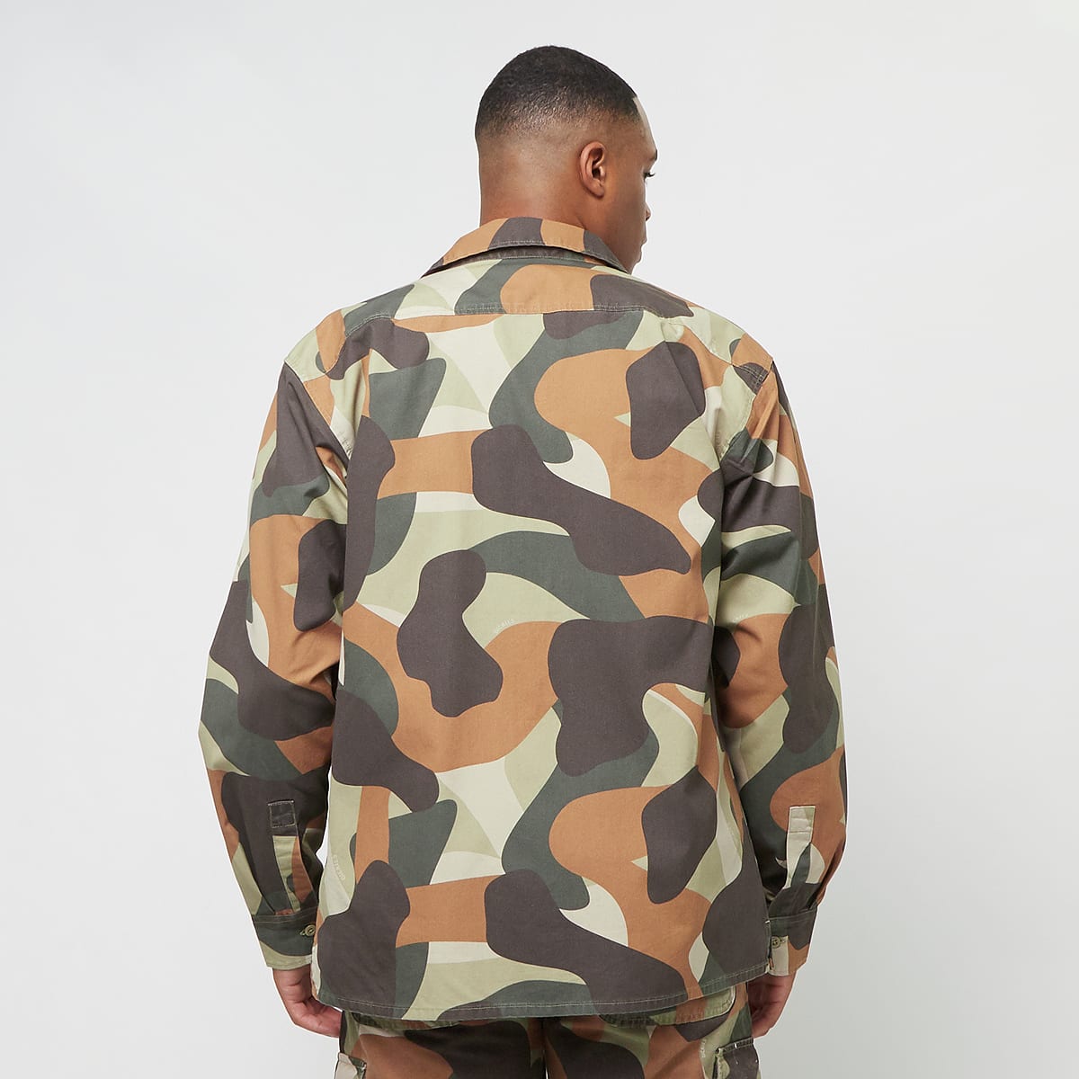 Dickies Camo Canvas Work Shirt men Overhemden camouflage Maat S Kleding