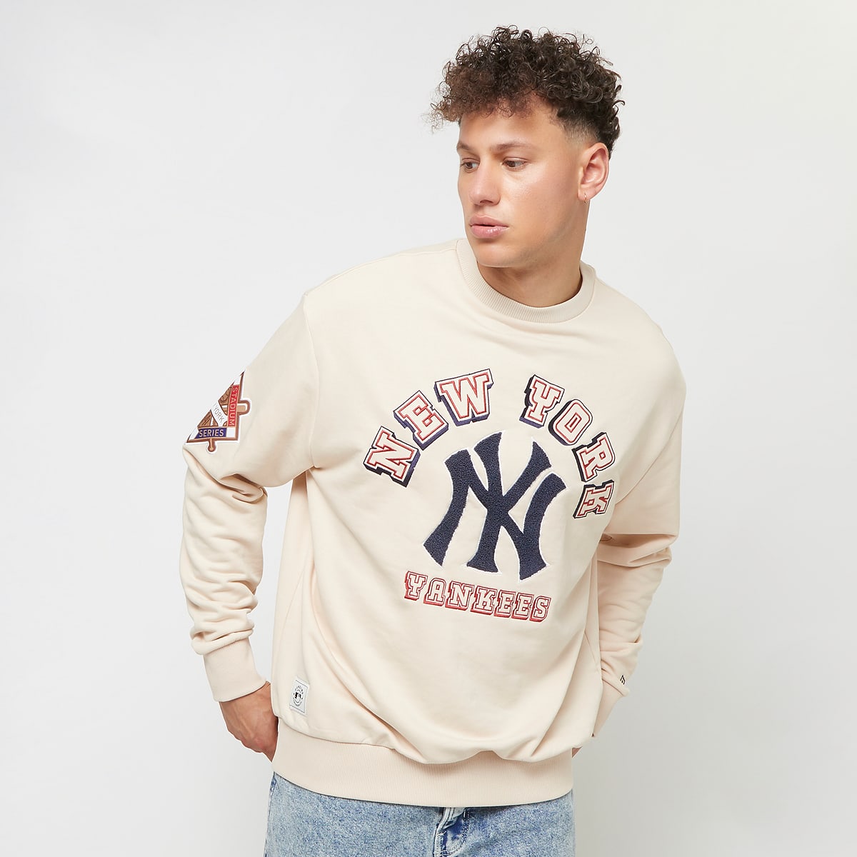 New Era, World Series Oversized Crew New York Yankees, beige