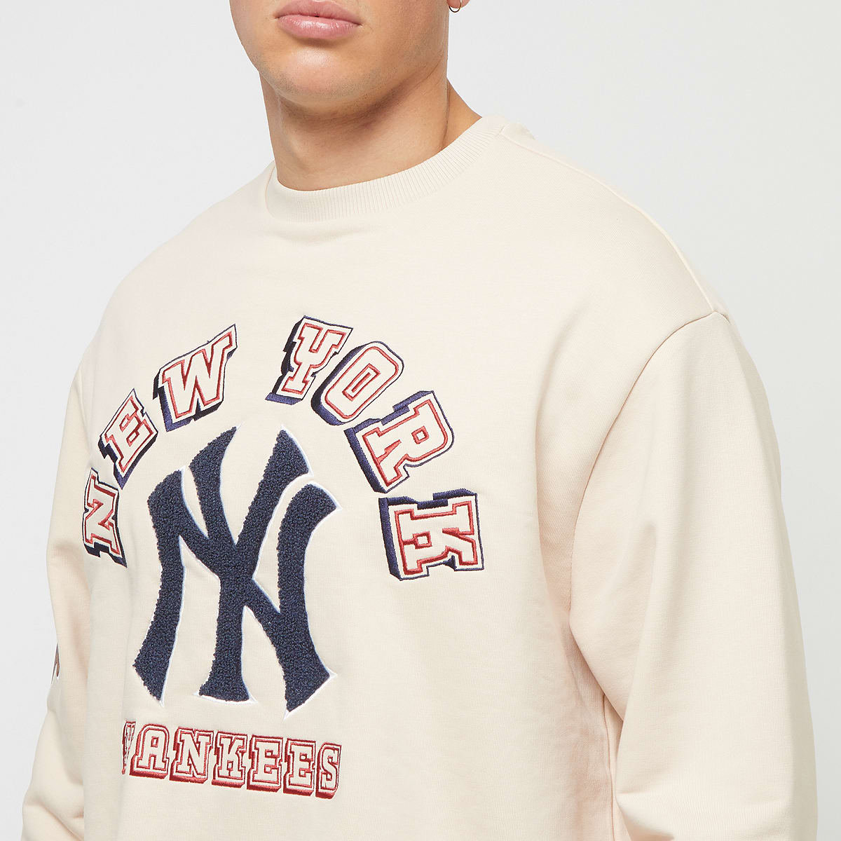 new era World Series Oversized Crew New York Yankees Hoodies & Sweaters in beige formaten: XS