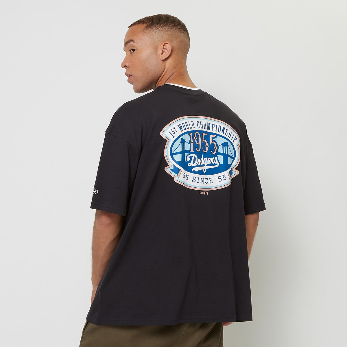 New Era, LA Dodgers World Series Oversized T-Shirt, black