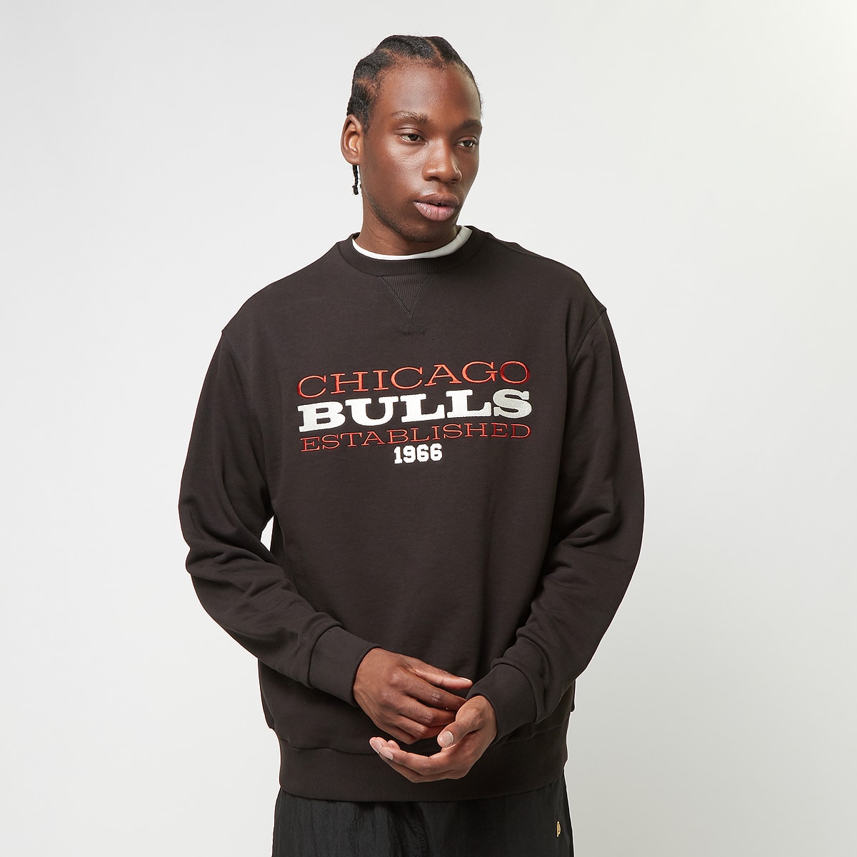 New era Chicago Bulls NBA Lifestyle Oversized Crewneck Sweatshirt Hoodies & Sweaters in zwart formaten: S