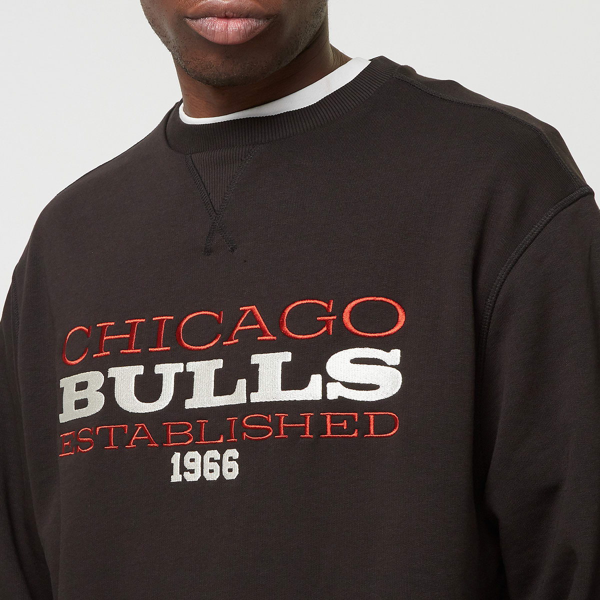 new era Chicago Bulls NBA Lifestyle Oversized Crewneck Sweatshirt men Hoodies & Sweaters zwart Maat S Kleding