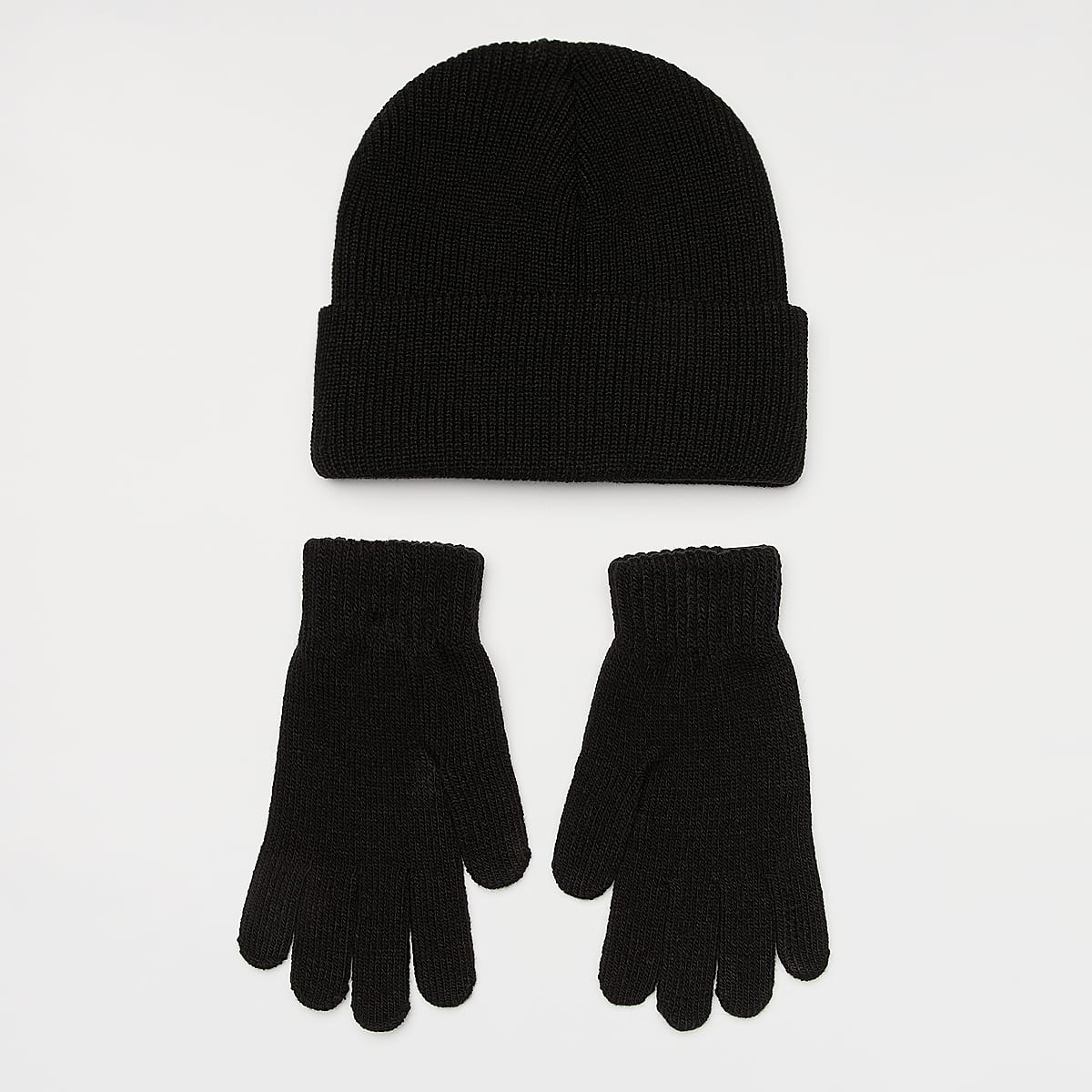 adidas Originals Glove Beanie Set unisex Mutsen zwart Maat ONE SIZE Accessoires