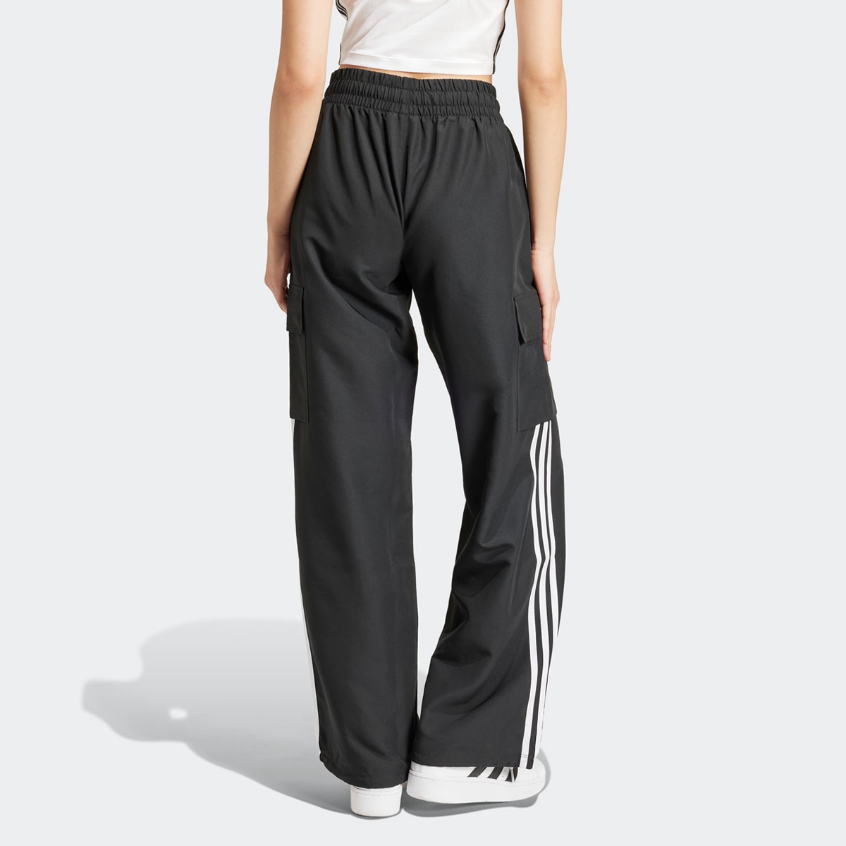 adidas Originals adicolor Cargo Pants Cargobroeken in zwart formaten: XS