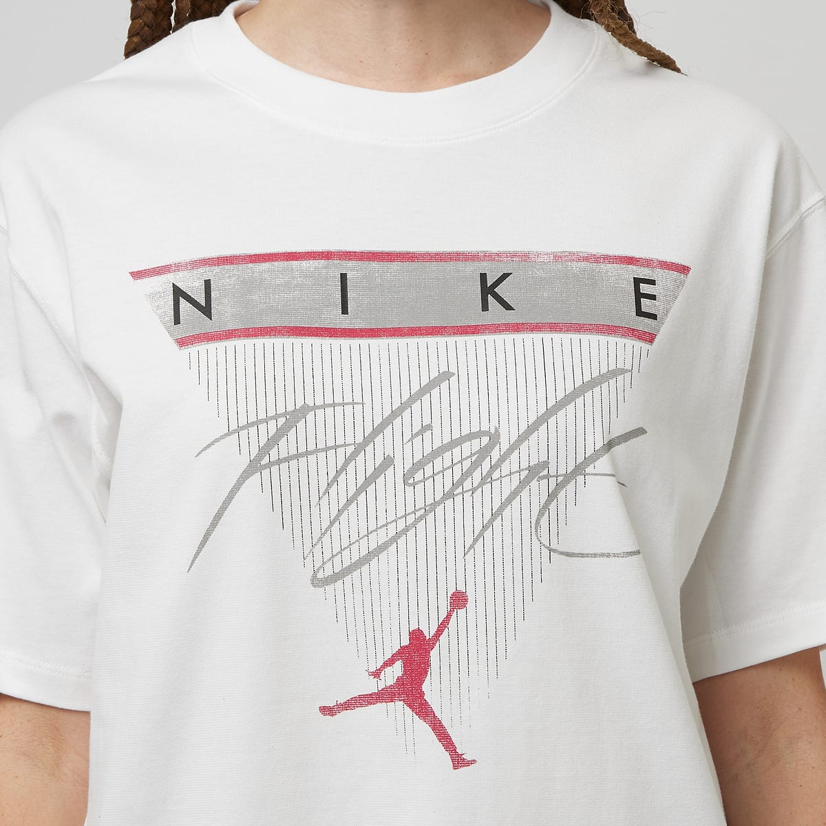 Jordan Shortsleeve GFX Flight Tee T-Shirts & Polo's in wit formaten: XS