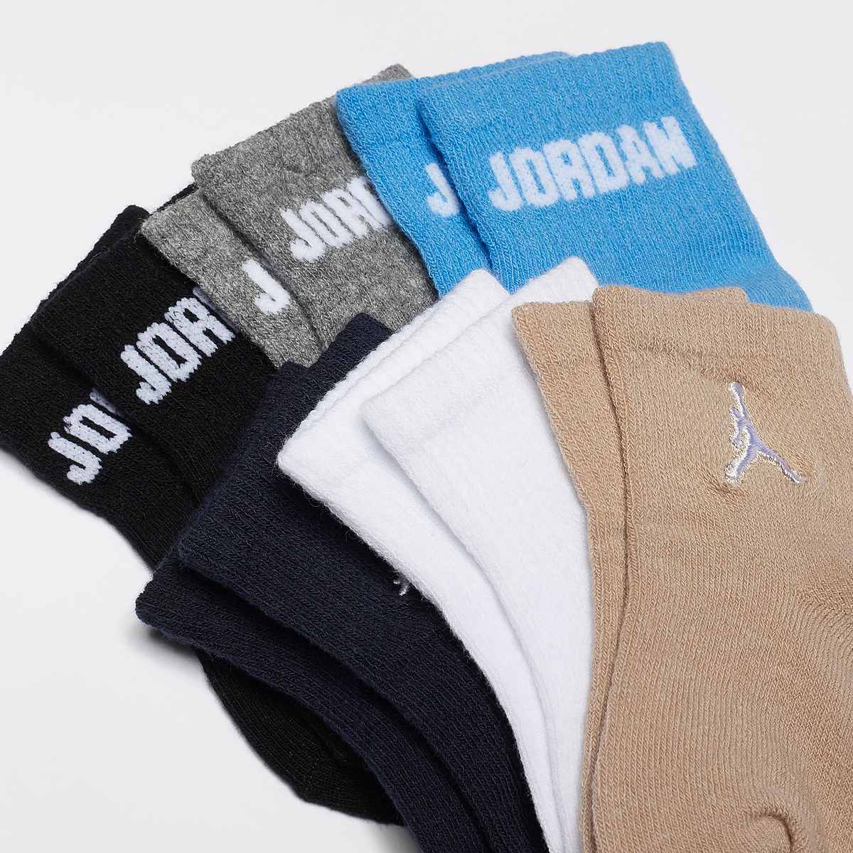 Jordan 6 PACK Everyday Essentials Ankle Socks unisex Sokken multicolor Maat 6M-12M Kleding