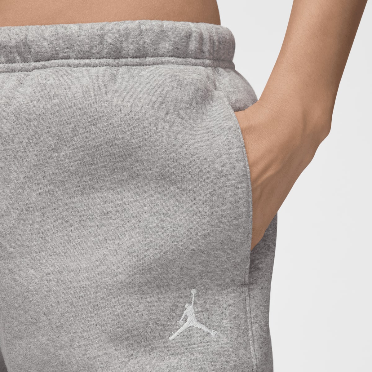 Jordan Brooklyn Fleece Pants women Trainingsbroeken grijs Maat L Kleding