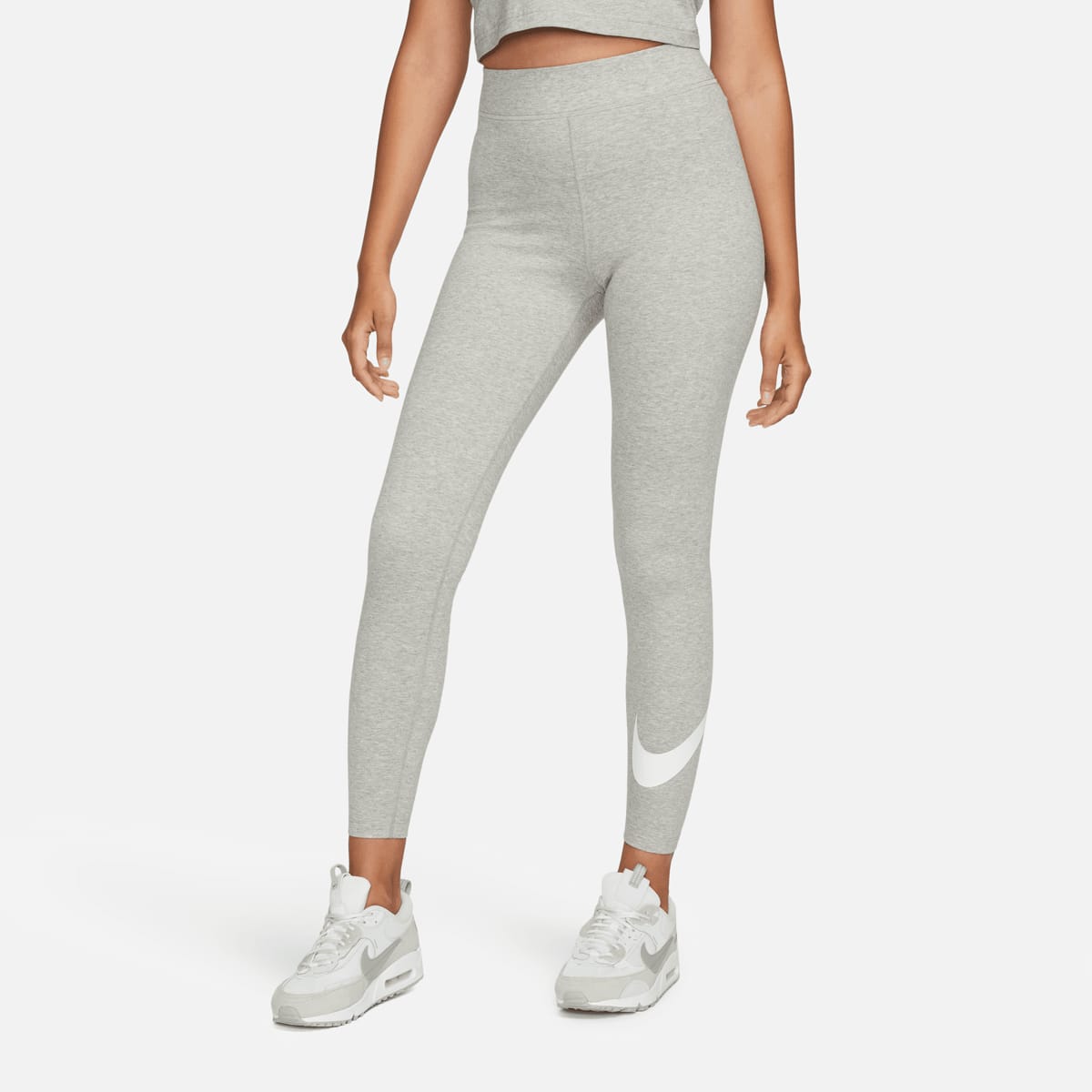 Nike Sportswear CLSC GR High Rise TGHT Swoosh Leggings in grijs formaten: XS