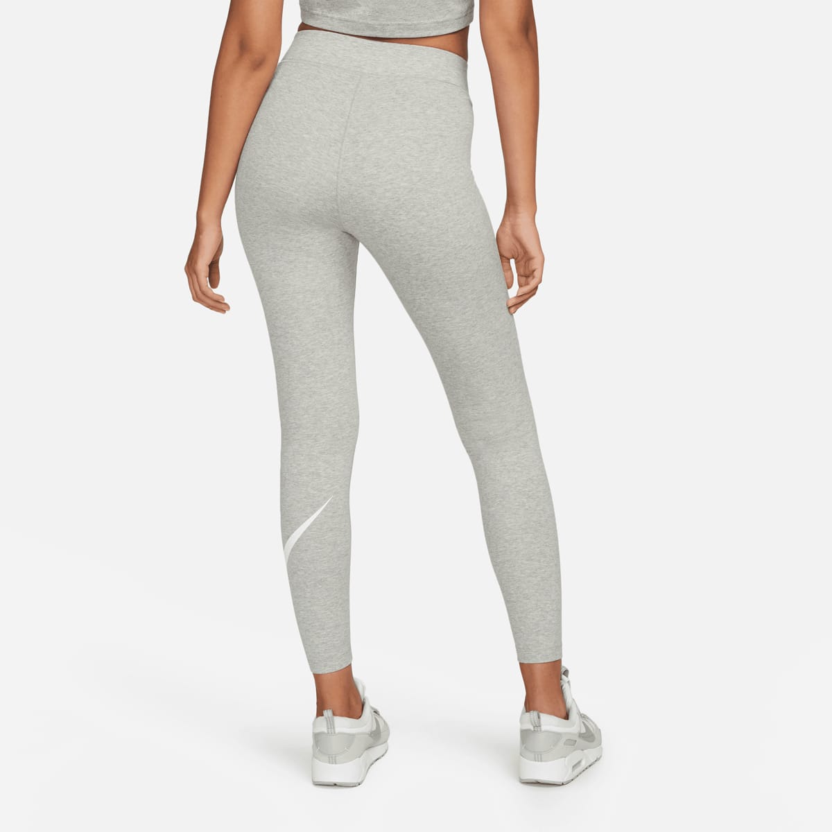 Nike Sportswear CLSC GR High Rise TGHT Swoosh Leggings in grijs formaten: XS