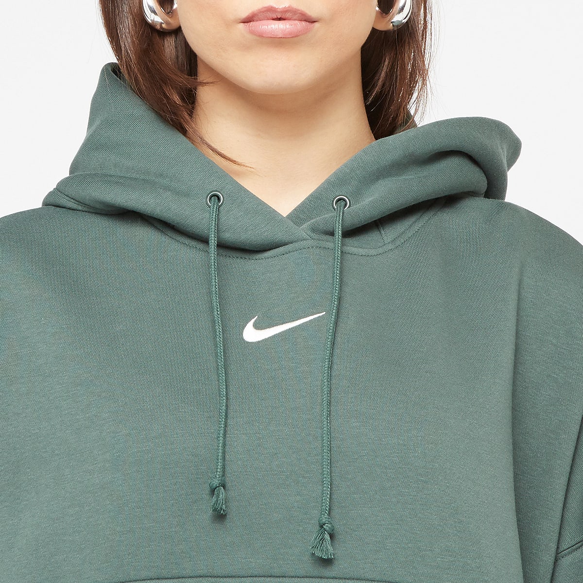Nike Sportswear Phoenix Fleece Over Oversized Hoodie women Hoodies & Sweaters groen Maat M Kleding