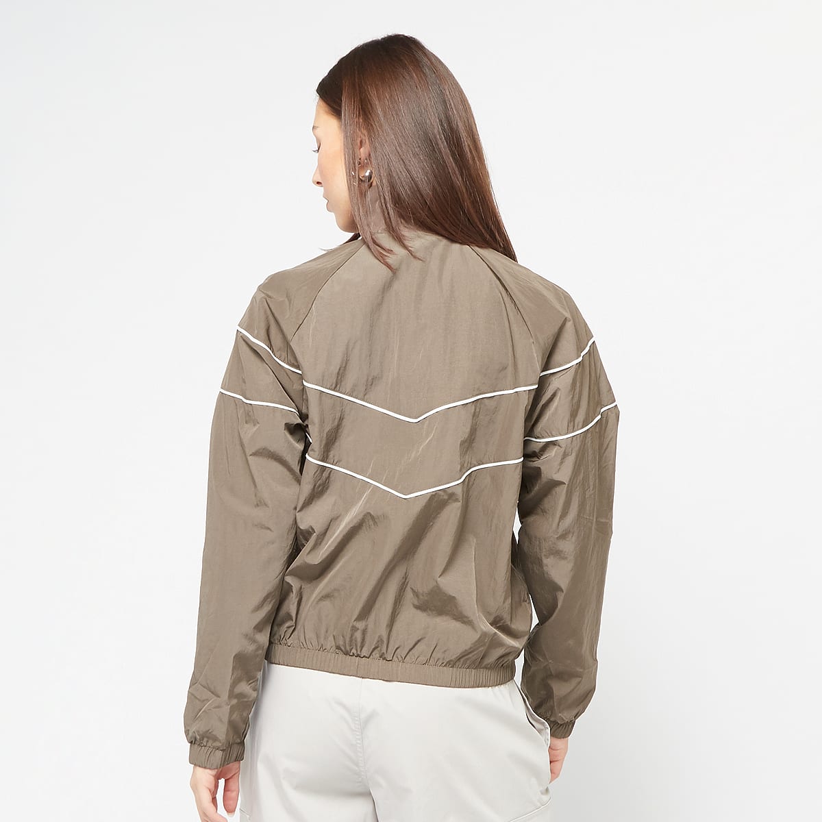 Nike Sportswear Woven Windrunner women Trainingspakken bruin Maat XS Kleding