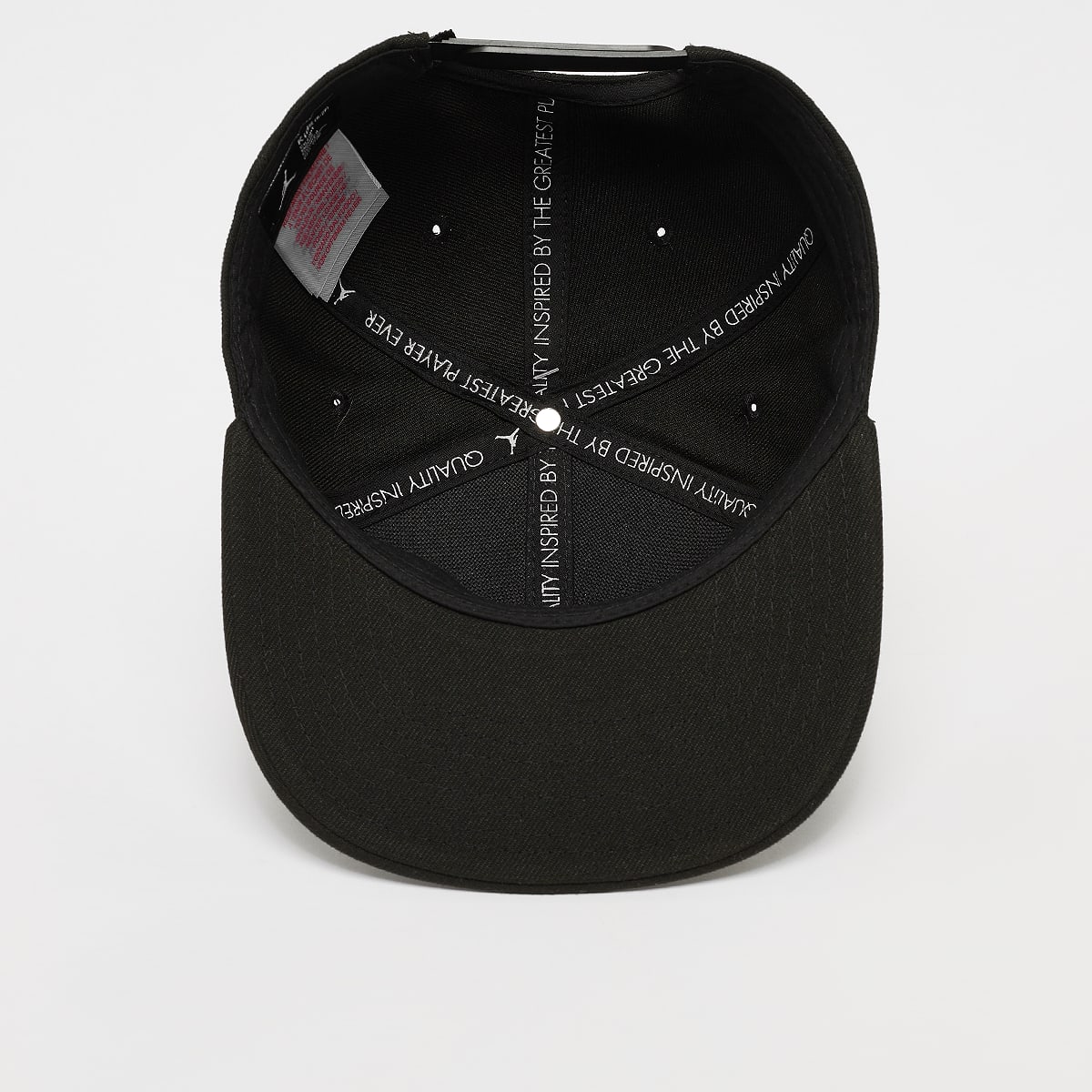Nike Jan Jersey Flatbrim Cap Caps in zwart formaten: 8Y-20Y