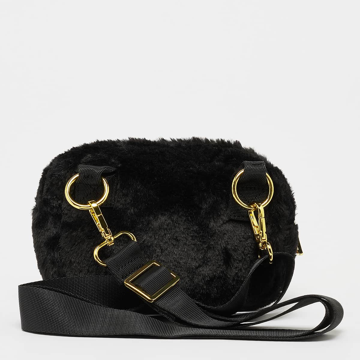 Jordan Jag Faux Fur Camera Bag Schoudertassen in zwart formaten: ONE SIZE