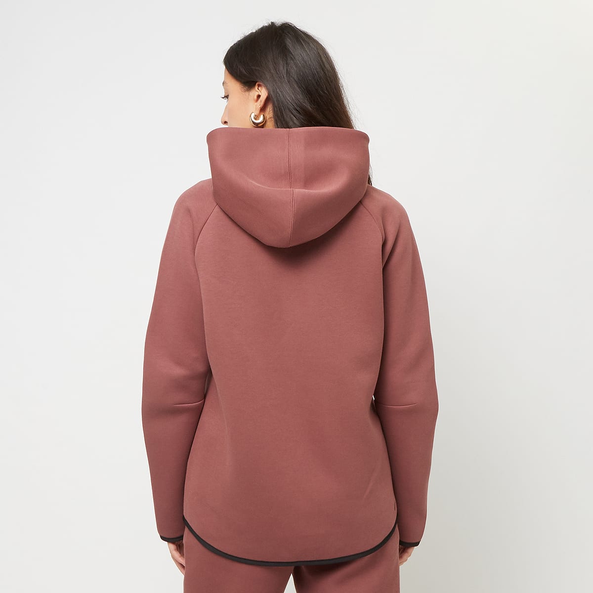 Nike Sportswear Tech Fleece Fullzip Windrunner Hoodies & Sweaters in rood formaten: XS