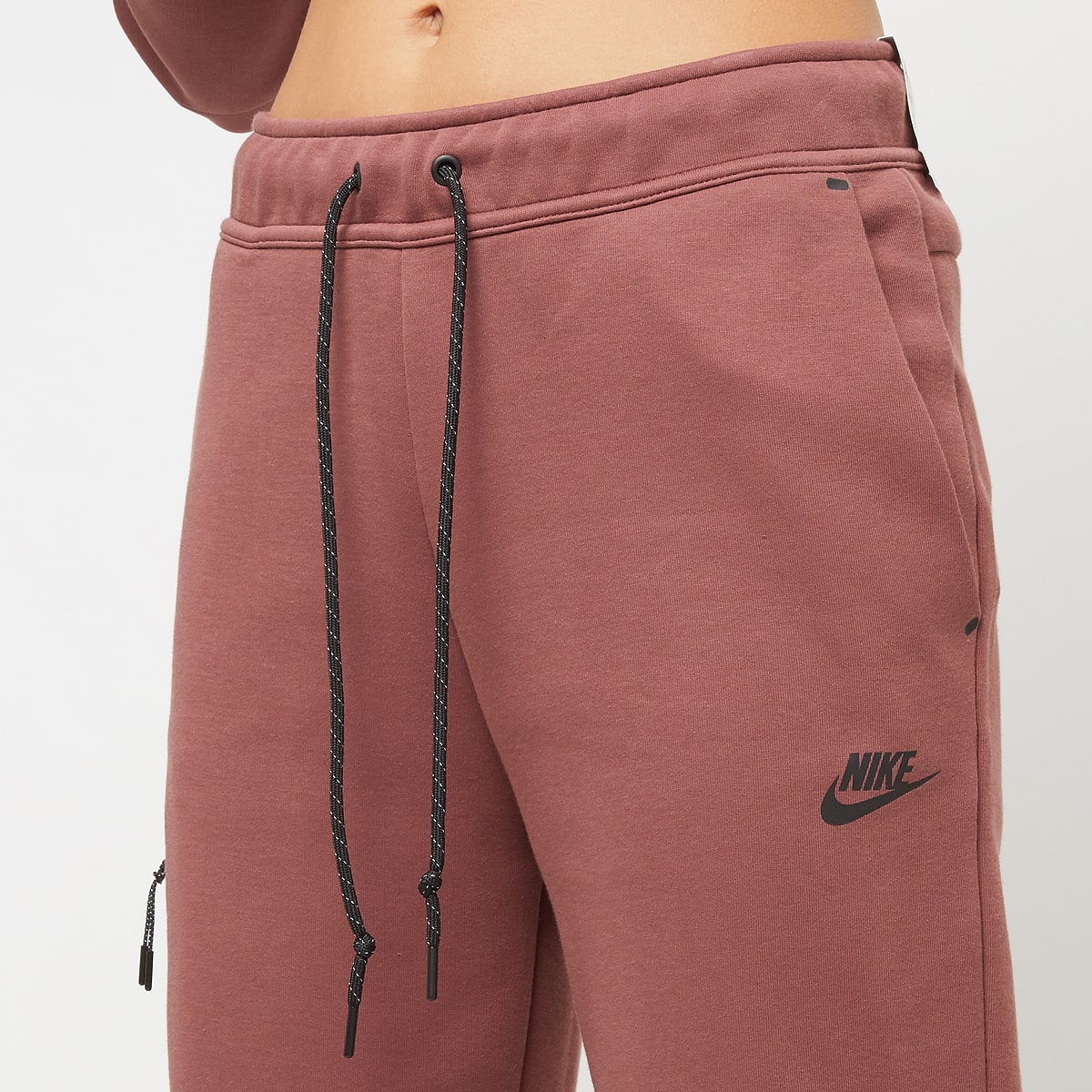 Nike Sportswear Tech Fleece Mid-Rise Jogger Trainingsbroeken in rood formaten: XS